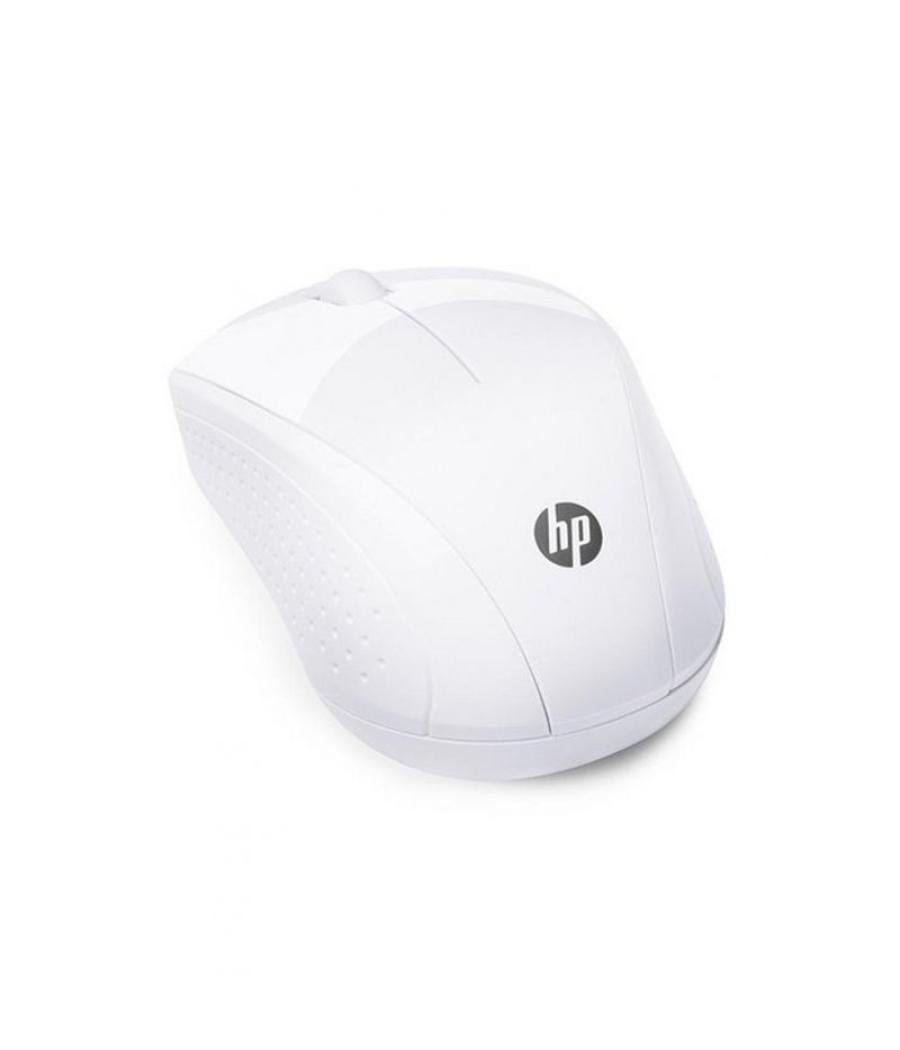 Ratón inalámbrico hp 220/ hasta 1600 dpi/ blanco nieve