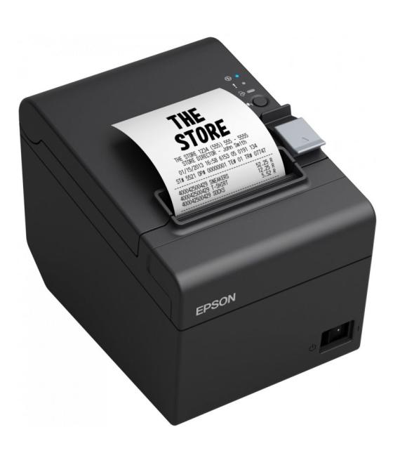 Impresora de tickets epson tm-t20iii/ térmica/ ancho papel 80mm/ ethernet/ negra