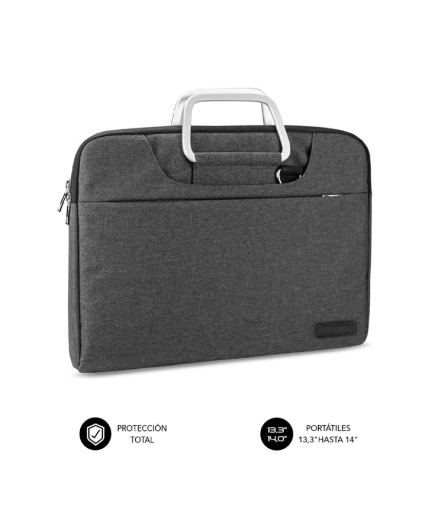 Funda portatil subblim business laptop sleeve 13,3-14" grey