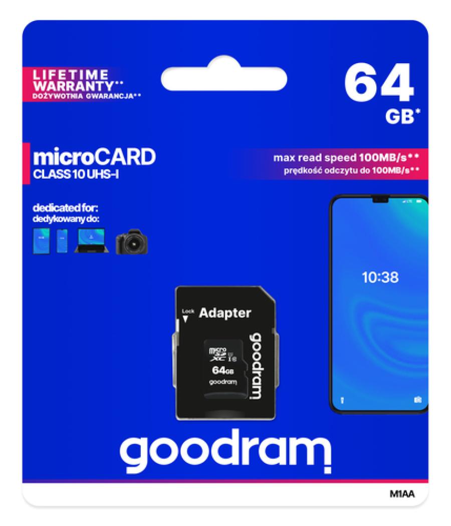 Goodram M1AA 64 GB MicroSDXC UHS-I Clase 10