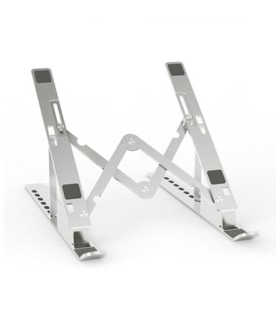 Aisens soporte de sobremesa ajustable para portatil / tablet, plata