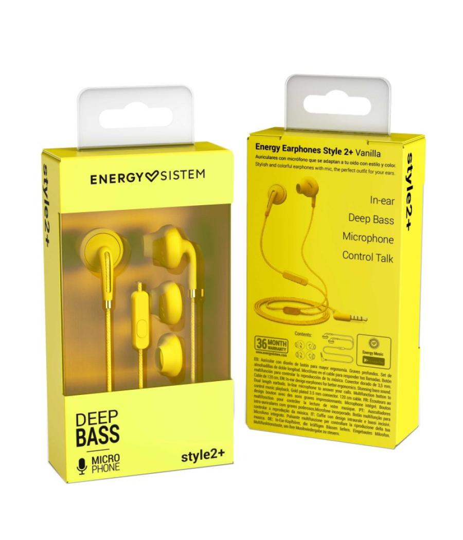 Energy sistem aur+mic in ear style 2+ vanilla