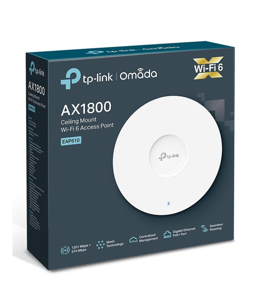 Tp-link eap610 ap wifi6 ax1800 techo dual 1xgbe