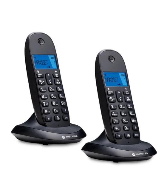 Motorola c1002 cb+ telefono dect negro duo