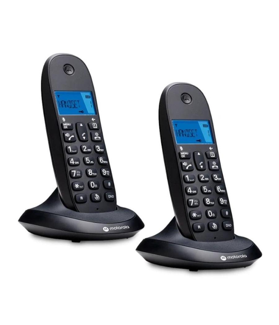 Motorola c1002 cb+ telefono dect negro duo