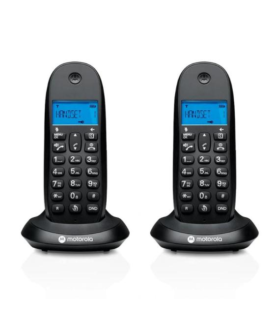 Motorola c1002 cb+ telefono dect negro duo