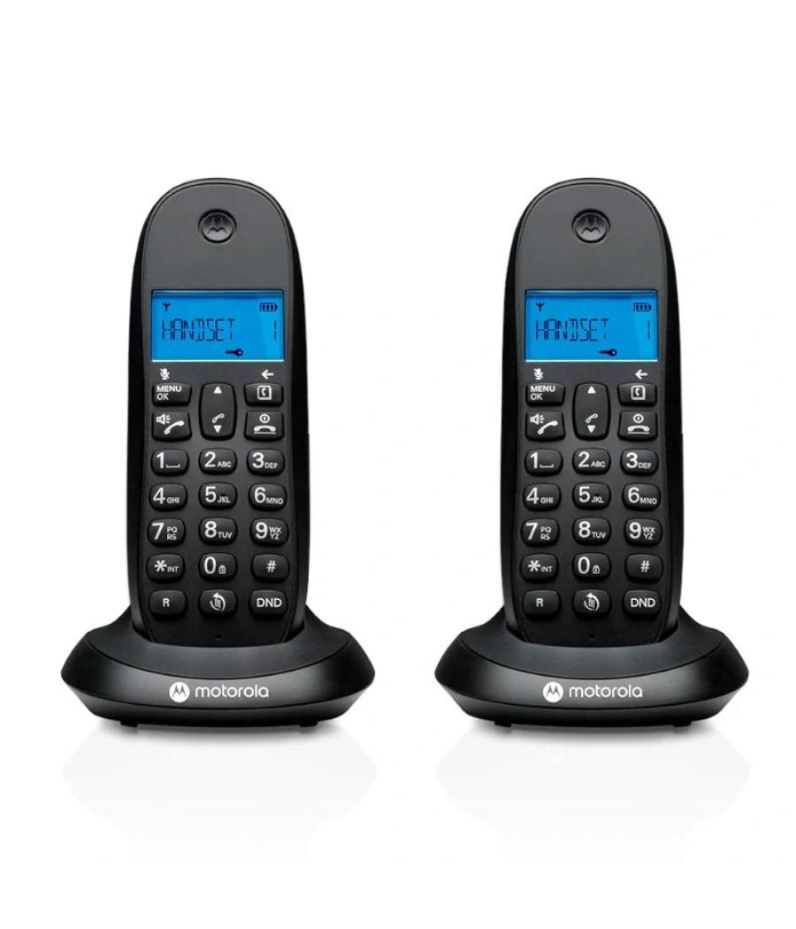 Motorola c1002 cb+ telefono dect negro duo