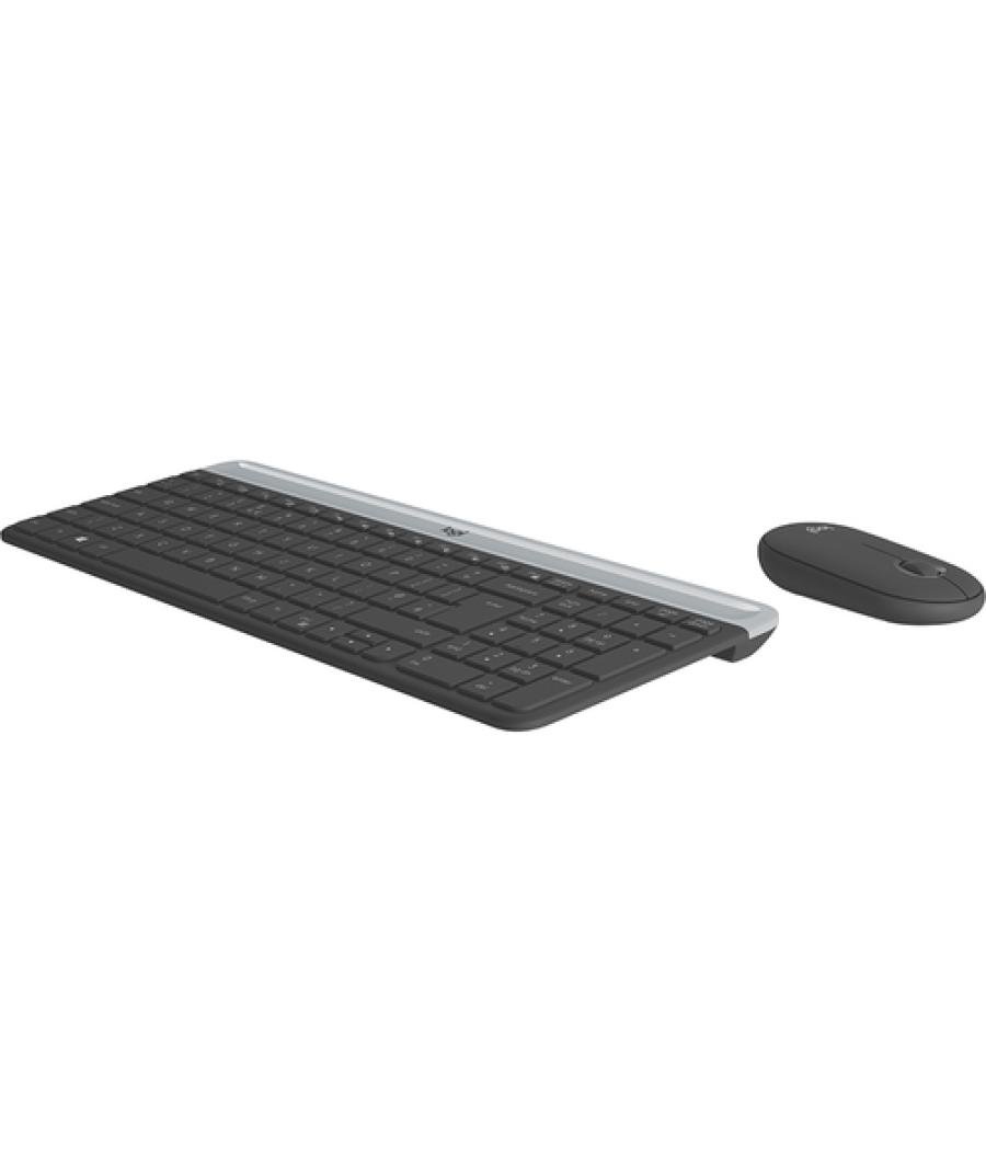 Logitech MK470 teclado Ratón incluido RF inalámbrico QWERTY Italiano Grafito