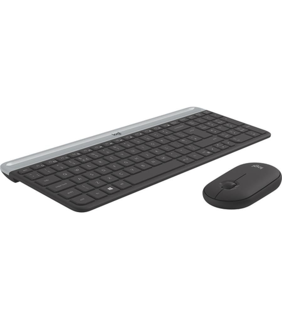 Logitech MK470 teclado Ratón incluido RF inalámbrico QWERTY Italiano Grafito