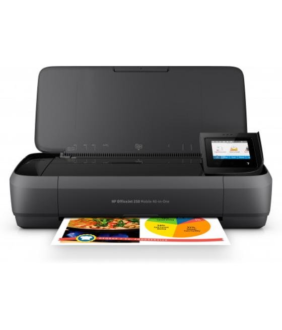 Hp officejet 250 inyección de tinta térmica a4 4800 x 1200 dpi 10 ppm wifi