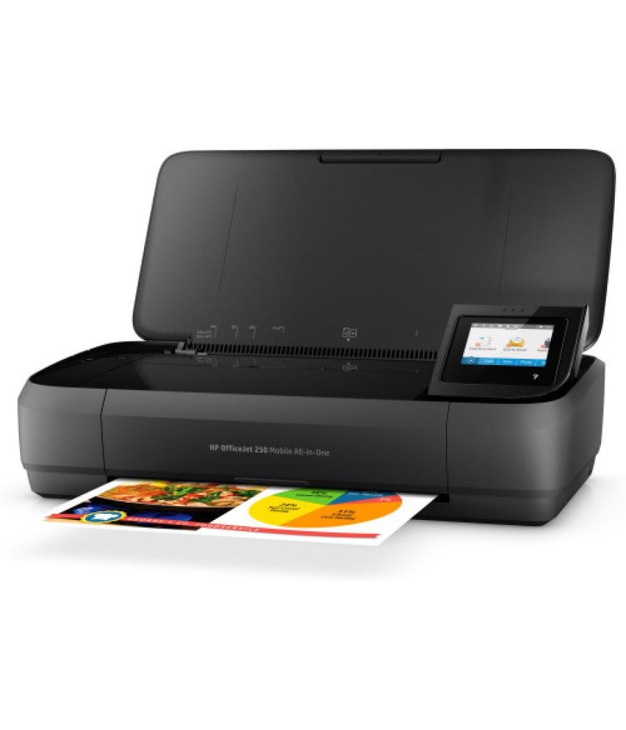 Hp officejet 250 inyección de tinta térmica a4 4800 x 1200 dpi 10 ppm wifi