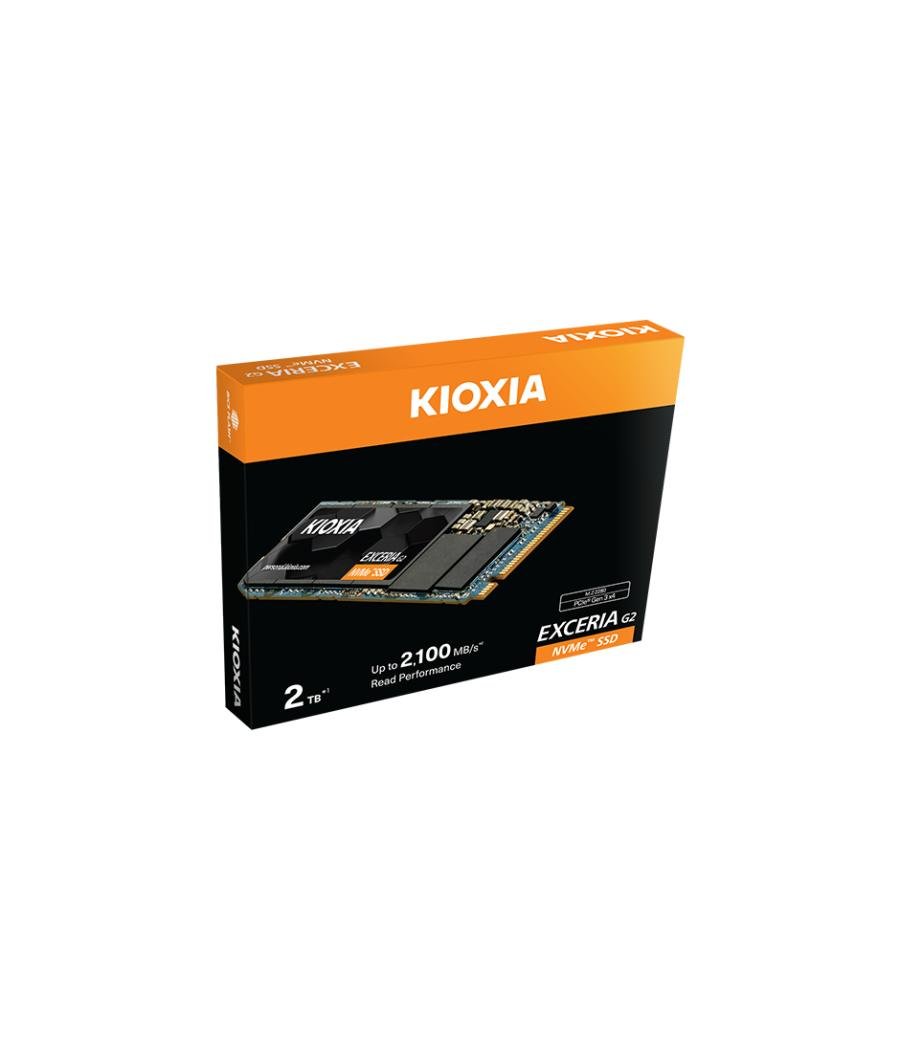 Disco duro interno solido ssd kioxia exceria g2 500gb m.2 nvme lrc20z500gg8