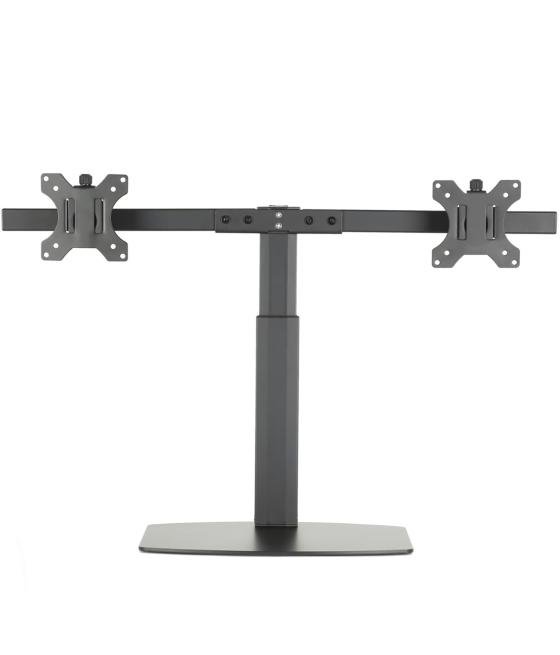 Soporte de mesa ewent ew1538 con resorte de gas para 2 monitores de hasta 27pulgadas