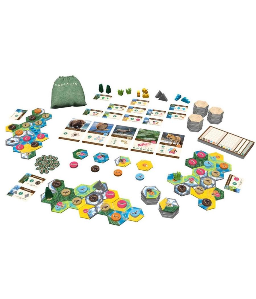 Juego de mesa cascadia landmarks ingles