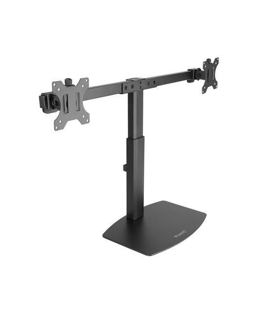 TooQ Soporte de mesa para 2 pantallas (monitor / plasma / LCD / LED) 17"-27" - Imagen 1