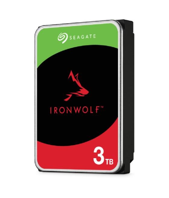 Disco duro interno hdd seagate ironwolf nas st3000vn006 3tb 3.5pulgadas 5400rpm - 256mb - sata 3