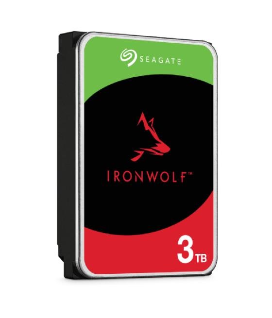 Disco duro interno hdd seagate ironwolf nas st3000vn006 3tb 3.5pulgadas 5400rpm - 256mb - sata 3