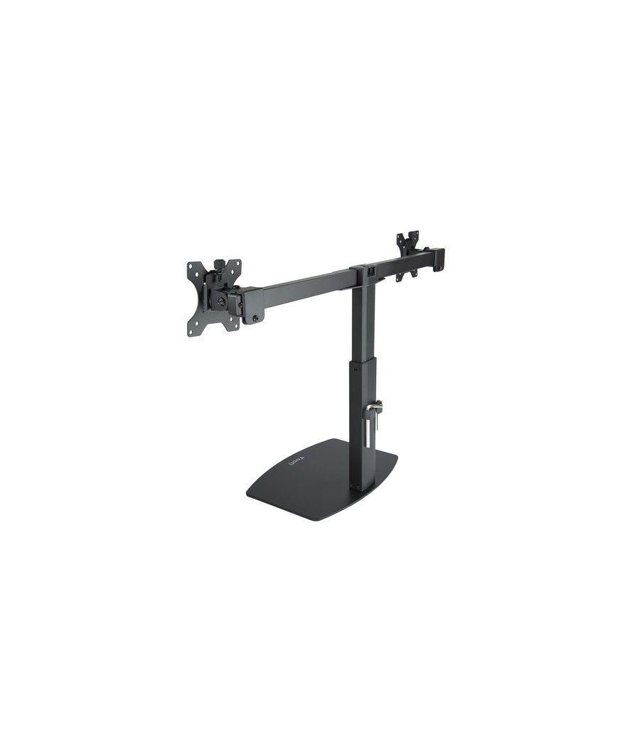 TooQ Soporte de mesa para 2 pantallas (monitor / plasma / LCD / LED) 17"-27" - Imagen 2