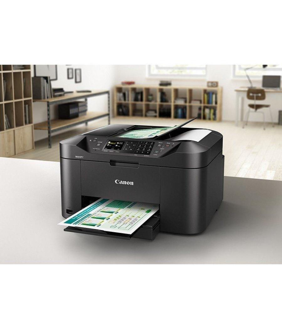 Multifunción canon maxify mb2150 wifi/ fax/ dúplex/ negra