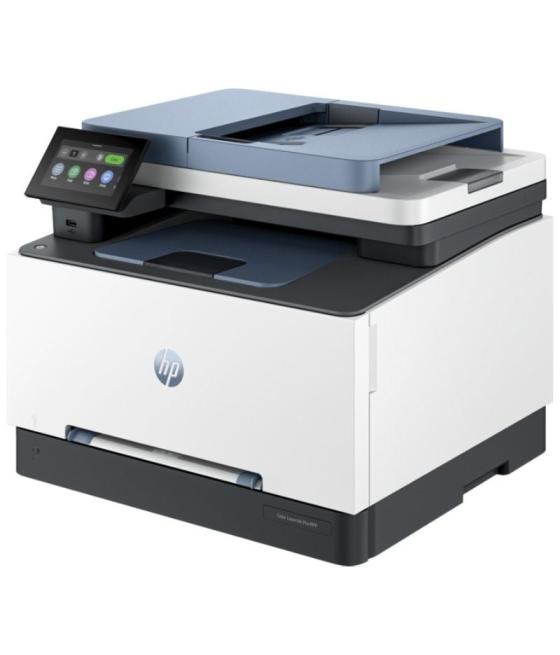 Multifunción láser color hp laserjet pro mfp 3302fdw wifi/ fax/ dúplex/ adf/ blanca y azul