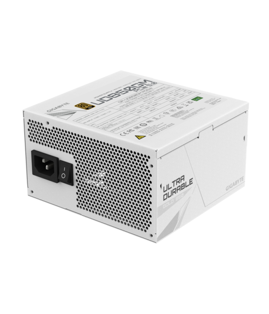 Fuente alimentacion gigabyte gp-ud850gm pg5 850w 80+ gold blanco