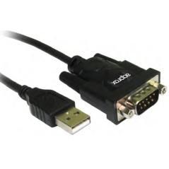 approx APPC27 Adaptador USB A SERIE DB9M  0,75 M. - Imagen 1