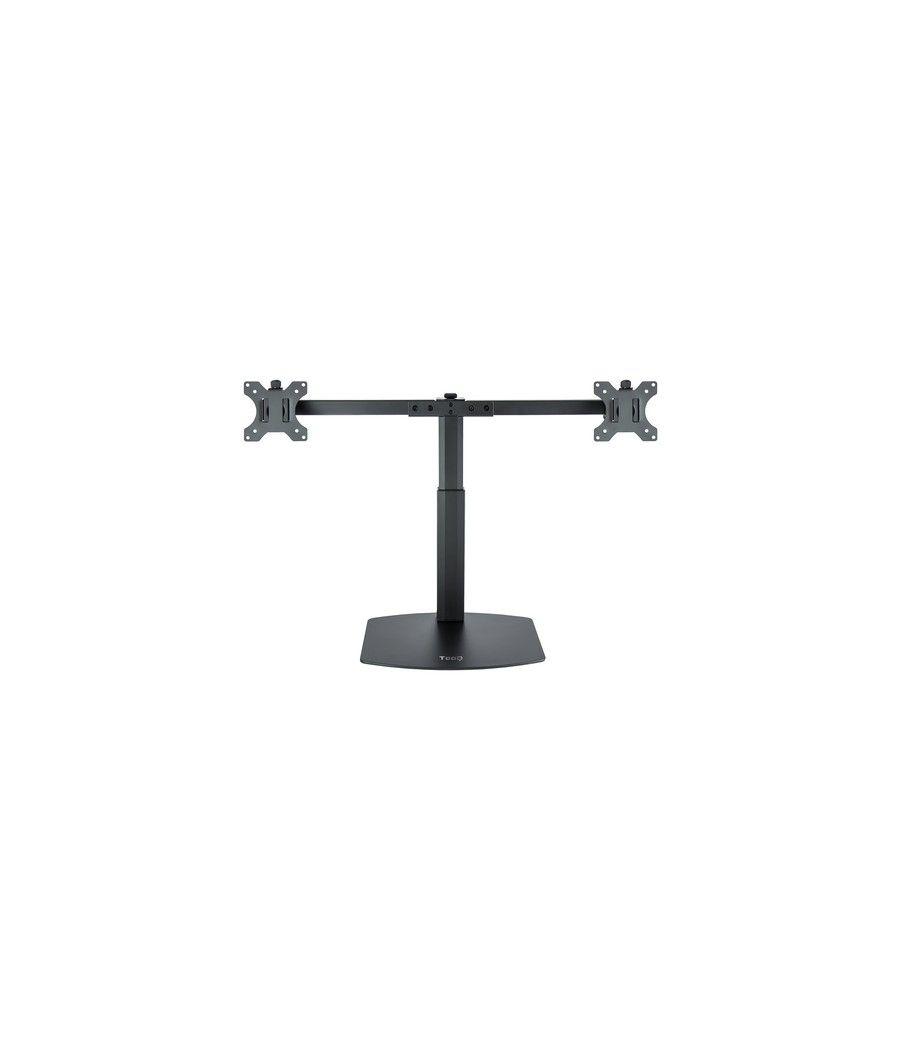TooQ Soporte de mesa para 2 pantallas (monitor / plasma / LCD / LED) 17"-27" - Imagen 4