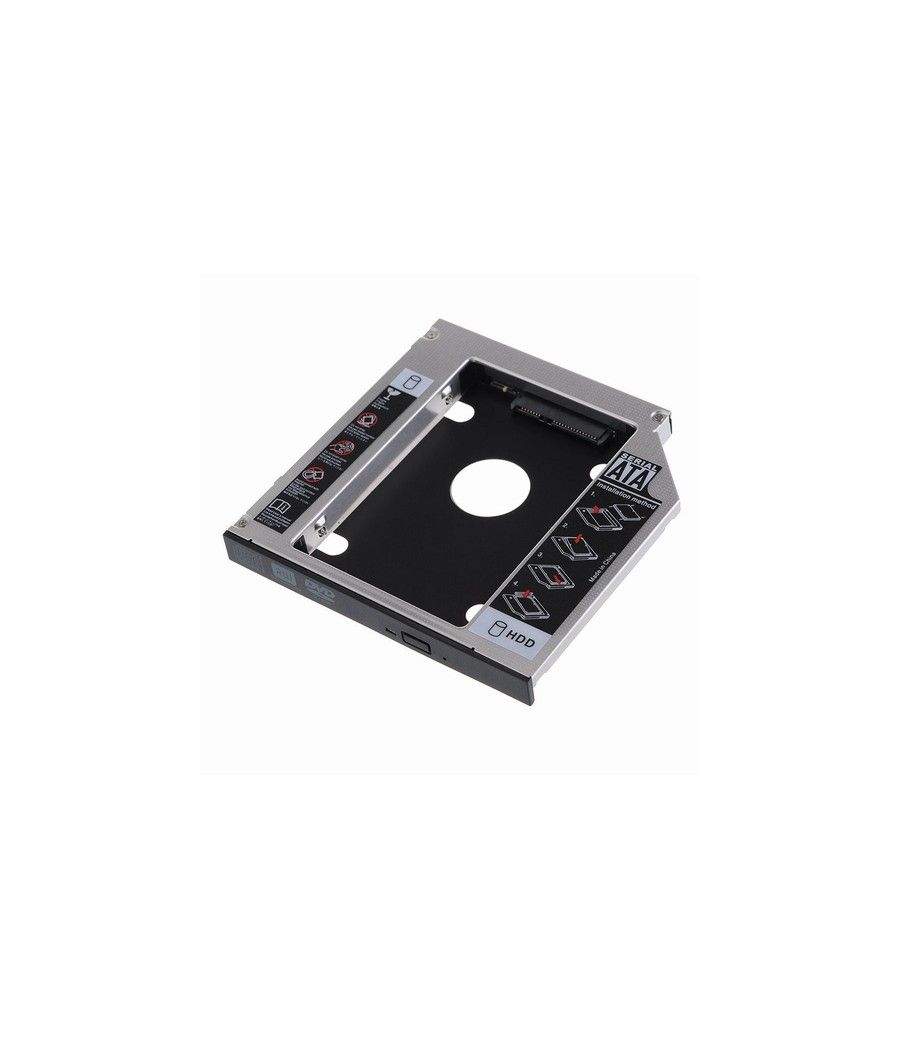 EWENT ADAP.HDD/SSD SATA PARA UNIDAD ÓPTICA 12.7mm - Imagen 1