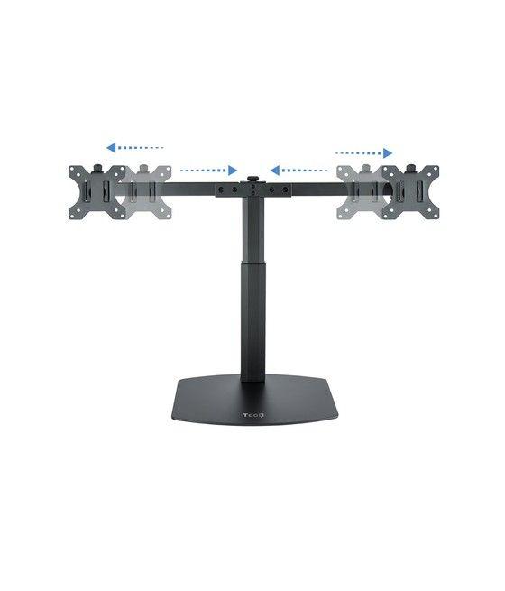 TooQ Soporte de mesa para 2 pantallas (monitor / plasma / LCD / LED) 17"-27" - Imagen 5