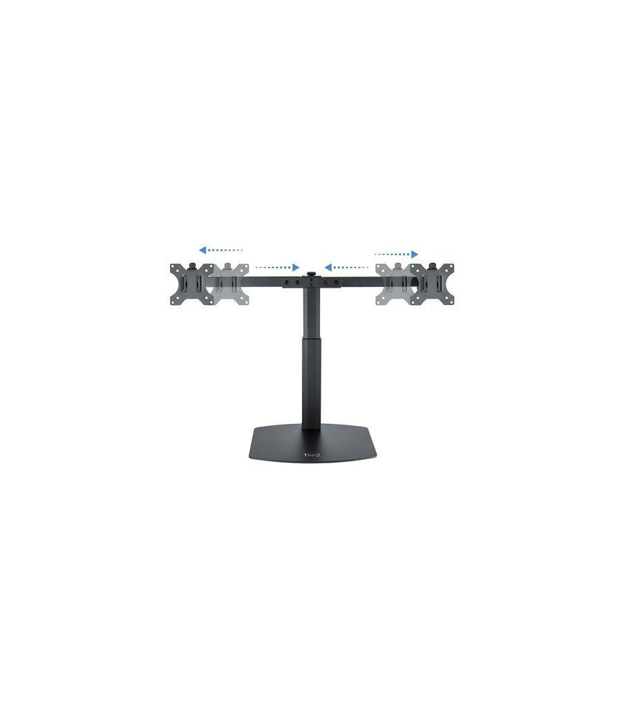 TooQ Soporte de mesa para 2 pantallas (monitor / plasma / LCD / LED) 17"-27" - Imagen 5