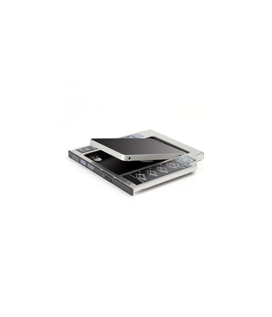 EWENT ADAP.HDD/SSD SATA PARA UNIDAD ÓPTICA 9.5mm - Imagen 4
