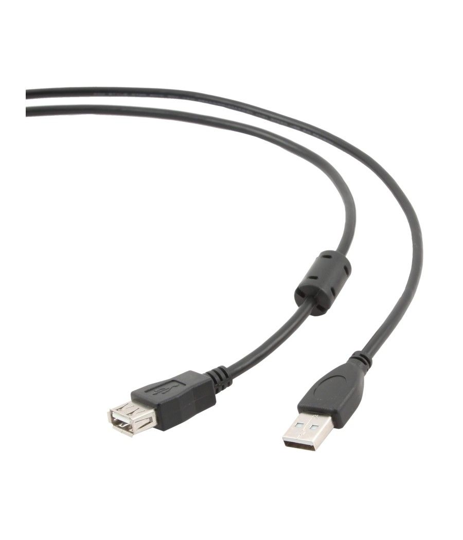 Gembird Cable USB 2.0  A/M-A/H 1,8 Mts Ngr Ferr - Imagen 1