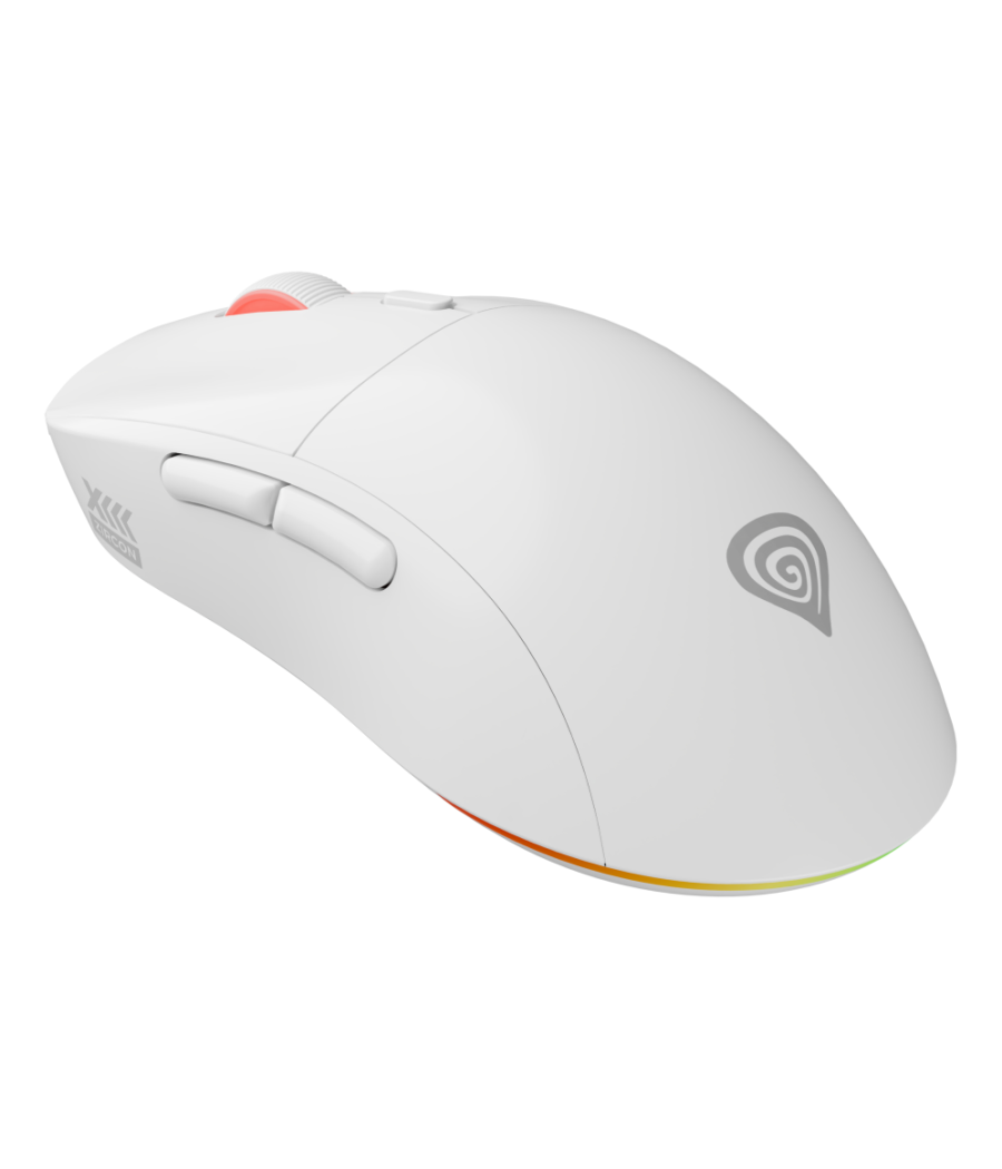 Raton gaming genesis zircon xiii customizable inalambrico 26000 dpi blanco