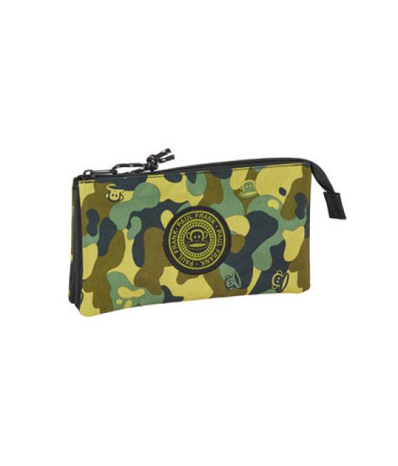 Bolso escolar safta portatodo paul frank camo triple 220x120x30 mm