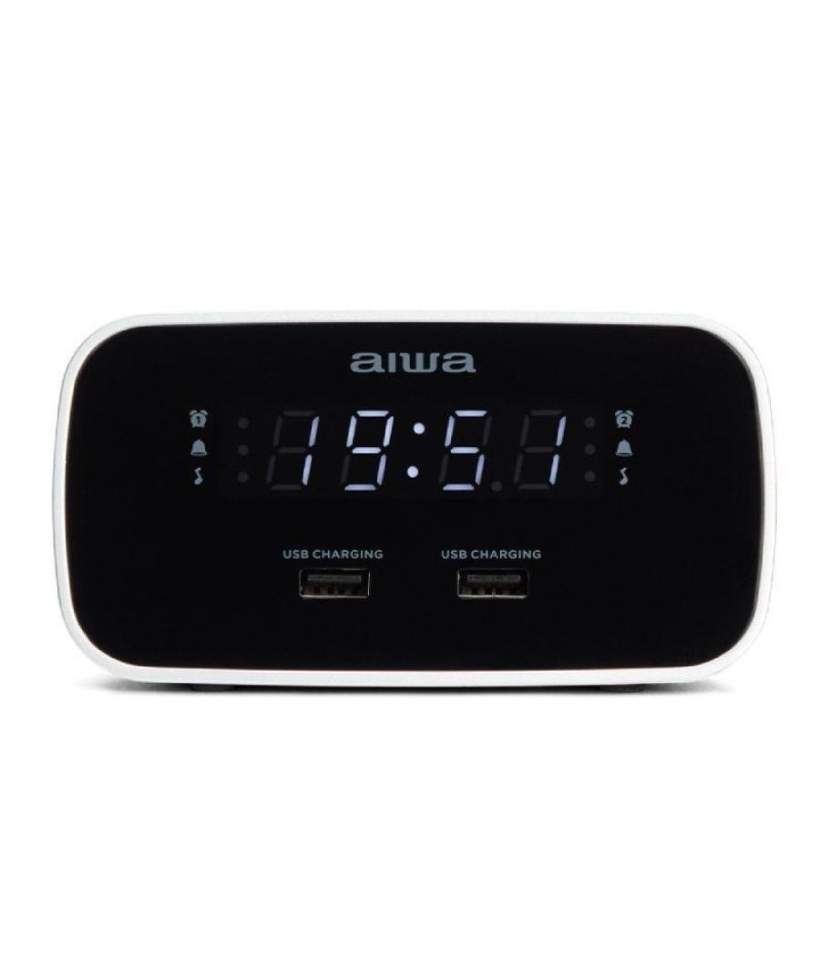 Despertador aiwa cru-19bk/ radio fm