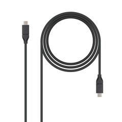 Nanocable Cable USB 3.1 Gen210Gbps USB-C A USB-C - Imagen 1