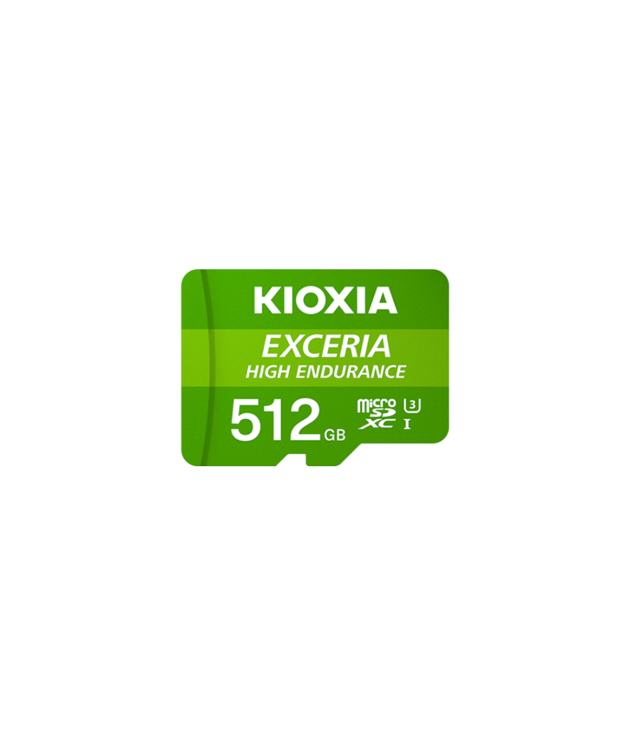 Micro sd kioxia 512gb exceria high endurance uhs-i c10 r98 con adaptador