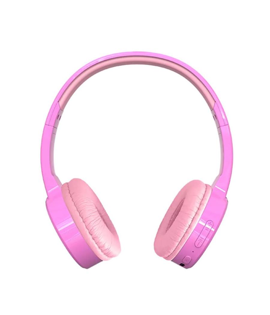 Auricular bluetooth denver bth - 106p - rosa