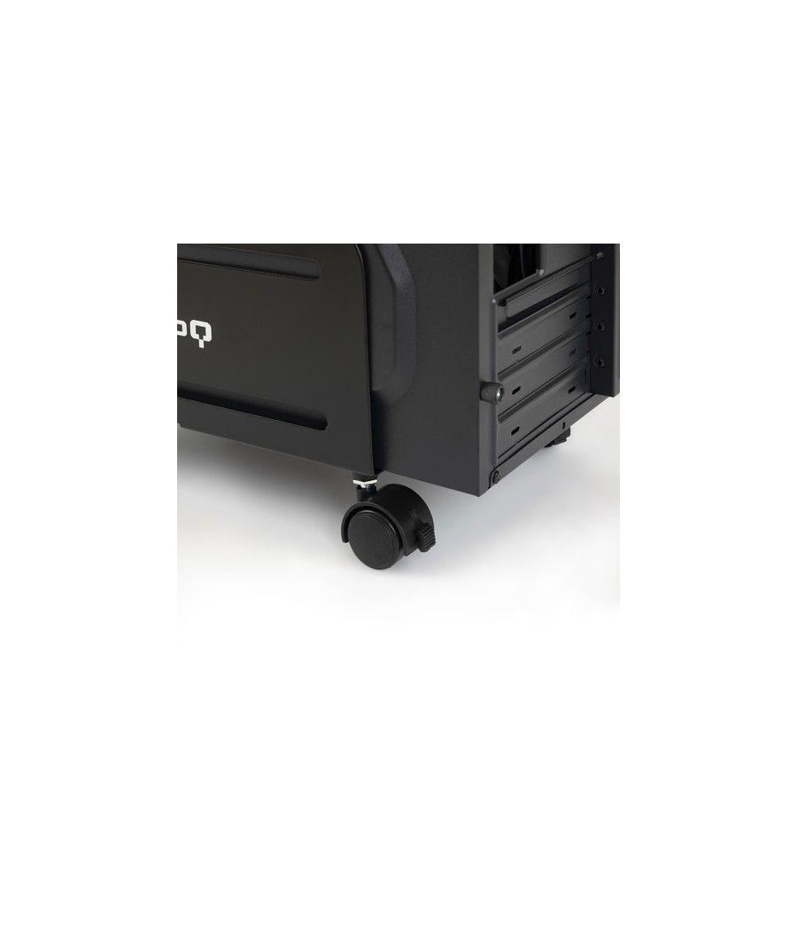 TooQ Soporte para CPU de SUELO con ruedas negro - Imagen 5