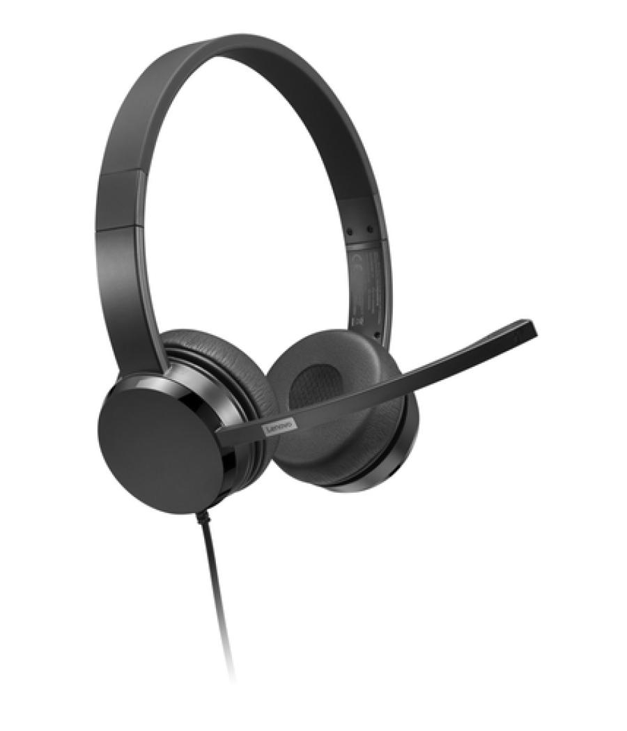 Lenovo 4XD1K18260 auricular y casco Auriculares Alámbrico Diadema Música/uso diario USB tipo A Negro