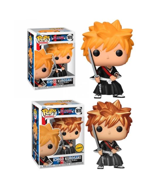 Funko pop animacion bleach ichigo con opcion chase metalica 75508