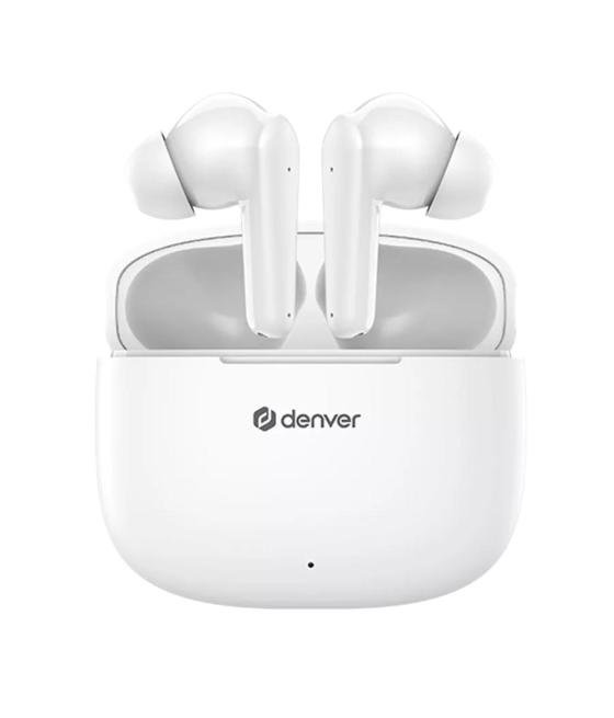 Auriculares denver twe - 48w inalambrico blanco