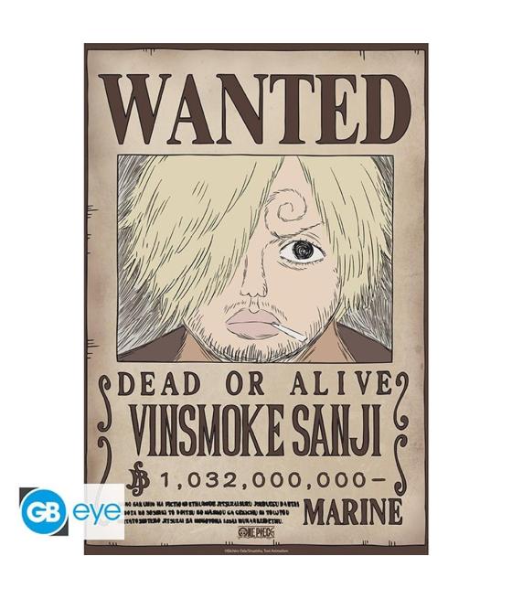 Poster gb eye chibi one piece wanted sanji wano