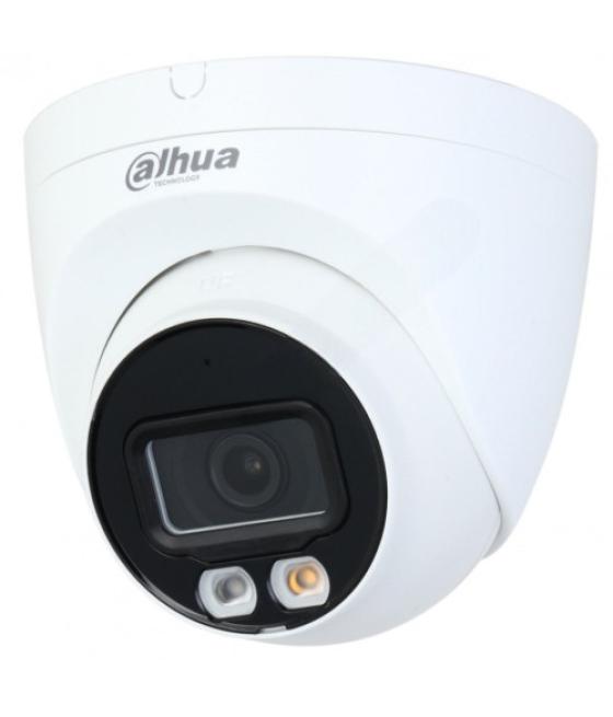 (dh-ipc-hdw2449tp-s-led-0280b) dahua cámara ip turret serie 2 4mp full color, wizsense, ip67, ir 30m, micro incorporado, ranura 