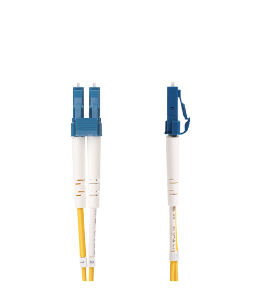 StarTech.com Cable de Fibra Óptica LC a SC (UPC) OS2 Monomodo 9/125µm 100G LSZH Dúplex de 3m - Low Insertion Loss - Resistente a