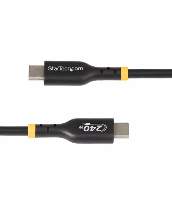 StarTech.com Cable de Carga USB-C de 2m - Cable USB Tipo C - Certificación USB-IF - PD de 240W EPR - Cable USB 2.0 USB-C de Carg