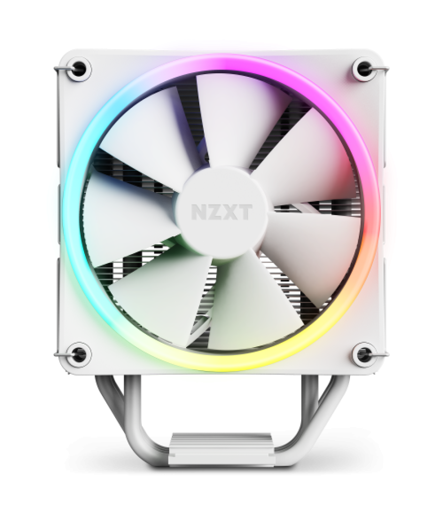 Nzxt t120 rgb procesador refrigerador de aire 12 cm blanco 1 pieza(s)