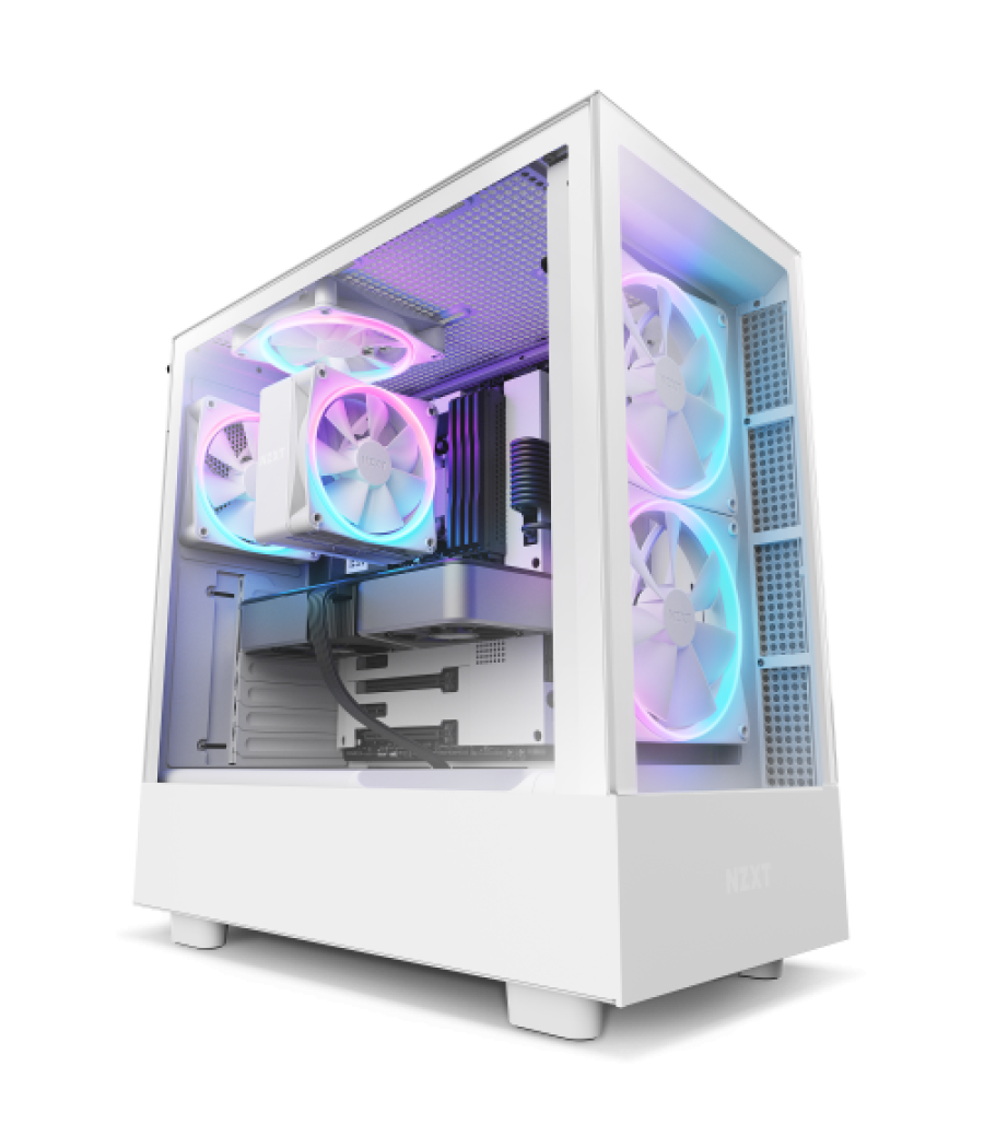 Nzxt t120 rgb procesador refrigerador de aire 12 cm blanco 1 pieza(s)