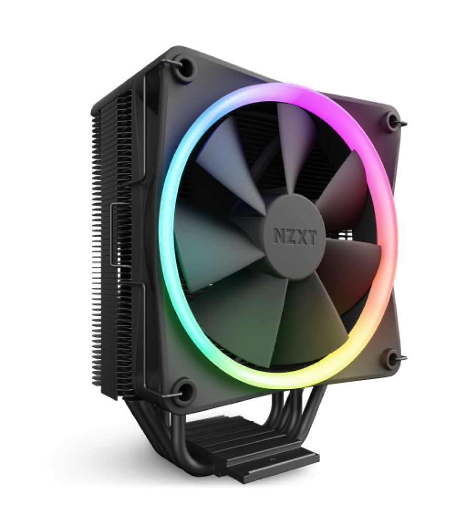 Nzxt t120 rgb procesador refrigerador de aire 12 cm negro 1 pieza(s)