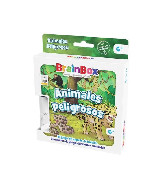 Juego de mesa brainbox pocket animales peligrosos edad recomendada 6 años